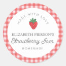 Search for strawberry jam stickers Red
