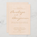 Search for peach gold invitations Whimsical