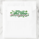 Search for clover rectangle stickers St patrick's day