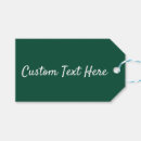 Search for dark green gift tags Solid colour