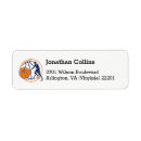 Search for basketball return address labels Player