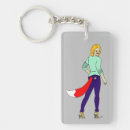 Search for lady rectangular keychains Female