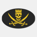 Search for gold skull stickers Jolly roger
