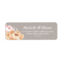 Search for rustic elegant floral return address labels Flowers