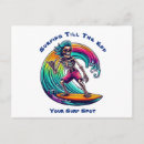 Search for riding a wave postcards Surf