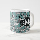 Search for monogram zebra pattern mugs Initials