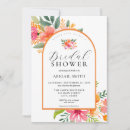 Search for bright floral bridal shower invitations Summer