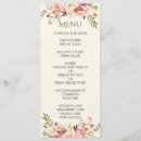 Search for watercolor wedding menus Boho