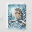 Search for wildlife christmas cards Owl