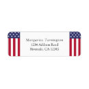 Search for red white and blue return address labels Classy