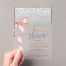 Search for bokeh bridal shower invitations Glitter