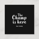 Recherche de champions cartes visite Boxe