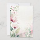 Search for blank floral wedding invitations Pink