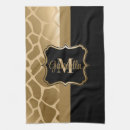 Recherche de motif girafe cuisine linges Moderne