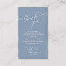 Search for thank you wedding enclosure cards Dusty blue