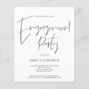 Search for brown engagement party invitations Typography