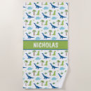 Search for dinosaur beach towels Blue