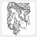 Search for alphonse mucha stickers Woman