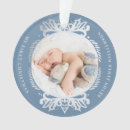 Search for silver baby first ornaments Elegant