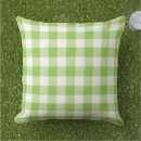 Recherche de plaid vert coussins En vichy