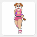 Search for dog running stickers Funny