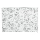 Search for black and white pattern pillowcases Botanical