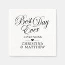 Search for best day ever napkins White