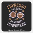 Search for funny coffee stickers Espresso