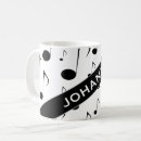 Search for music notes pattern mugs Musician