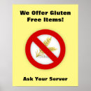 Search for food allergy posters Restaurant
