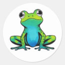 Search for cute happy frog stickers Green