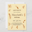 Recherche de jazz invitations Élégant