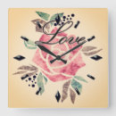 Recherche de mosaïque florale horloges Rétro