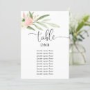 Search for flower wreath table cards Green leaves