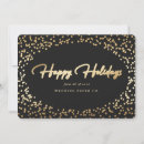 Search for elegant black business holiday cards Chic