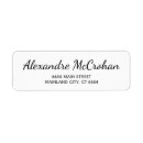 Search for basic return address labels Elegant