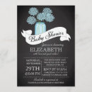 Search for mason jar baby shower invitations Chalkboard