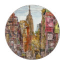Recherche de new york planches à découper Aquarelle