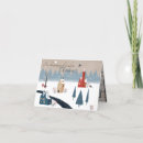 Search for vintage winter village christmas cards Elegant