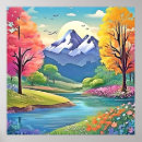 Recherche de rivières art Paysage