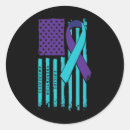 Search for suicide awareness ribbon stickers Mental health recovery