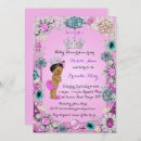 Search for ethnic princess baby shower invitations Pink