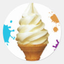 Recherche de cône glace autocollants Amusant