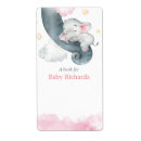 Search for elephant this belongs to bookplates Elephant baby shower