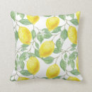 Search for lemon print pillows Watercolor