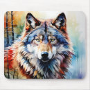 Recherche de loup sauvage tapis souris Animal