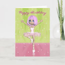 Search for cute ballerina birthday cards Ballet