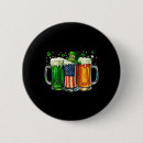 Search for cloverleaf buttons St patrick day