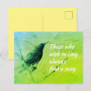 Recherche de arbre jaune cartes postales Bleu