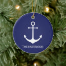 Search for boat ornaments Navy blue
